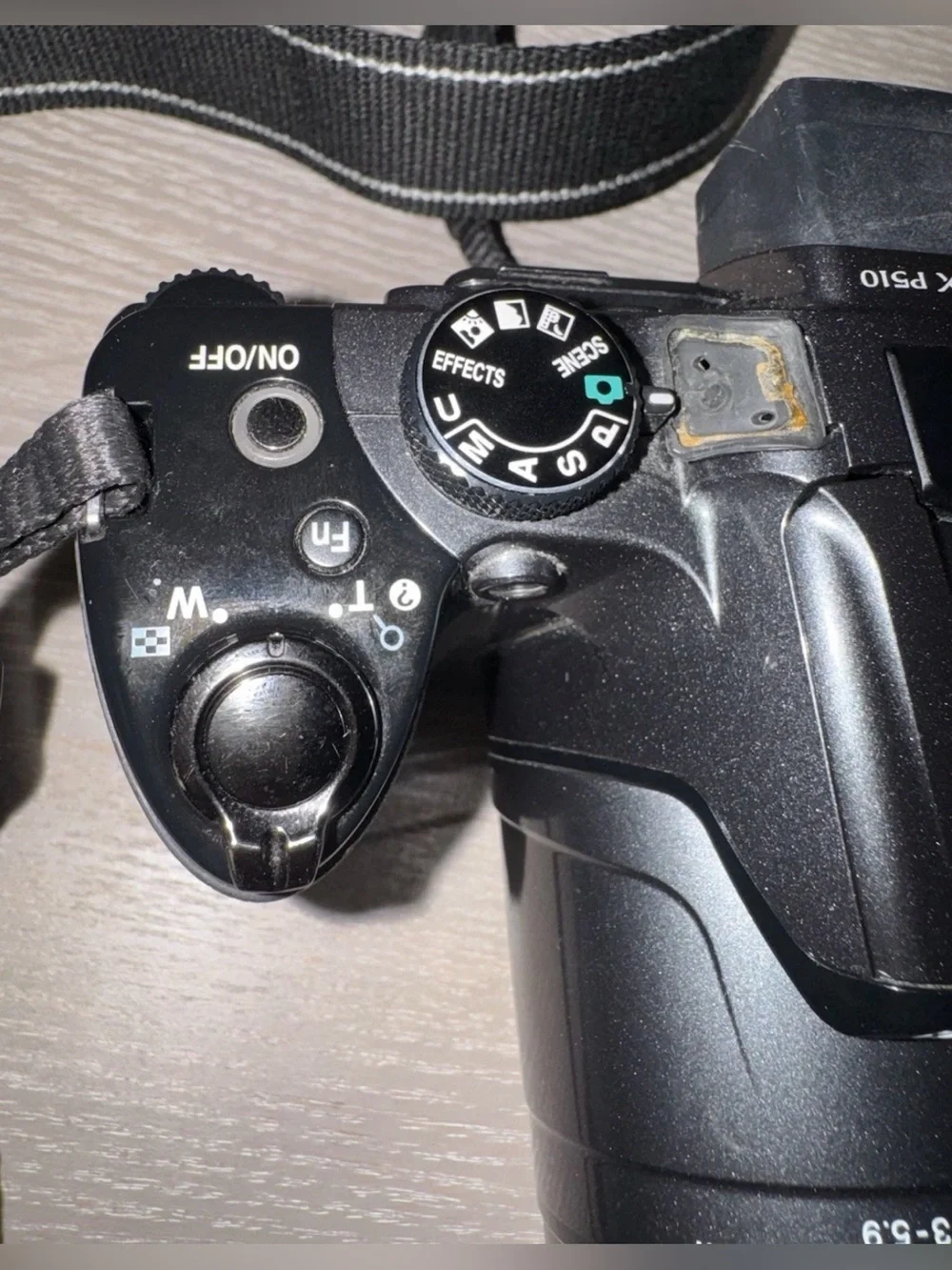 Nikon COOLPIX P510 16.1MP Digital Camera 42x Optical Zoom GPS Black Tested